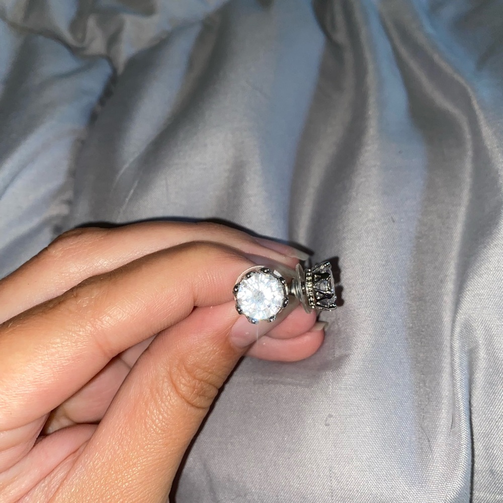 Silver CZ Earrings
